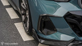 BMW 5 Series 530 540 (with M-package bumper, does not fit base model) & i5 e/x Drive40 (with M-package bumper, does not fit base model) M60 G60 G61 2024-ON with Aftermarket Parts - V1 Style Air Intake Vents Cover Pre-preg Carbon Fiber from TAKD Carbon